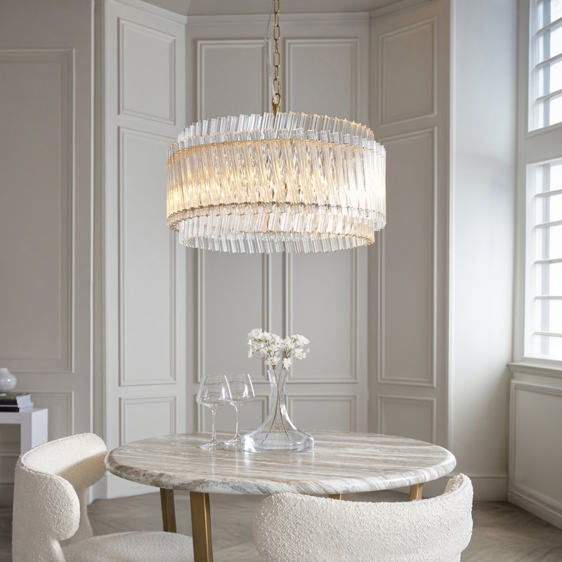 Chandelier, 32.5cm H x 48.5cm W x 48.5cm D, 5 Lights