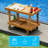 Hetherington Teak Wood Outdoor Bar Cart