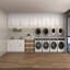 Armoire murale à 2 portes avec 2 tablettes, tablettes réglables pour le rangement de la cuisine / salle de bain / buanderie