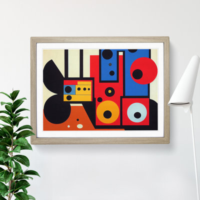 Boombox Abstract Vol.2 1 Piece Single Picture Frame Wall Art