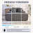 Boneless 66 Inch Chaise Lounge Chair For Indoor Use, Oversized Corduroy Upholstered Boneless Sofa Bed With Usb Charging And Cup Holder, No-Assembly Design-238195000