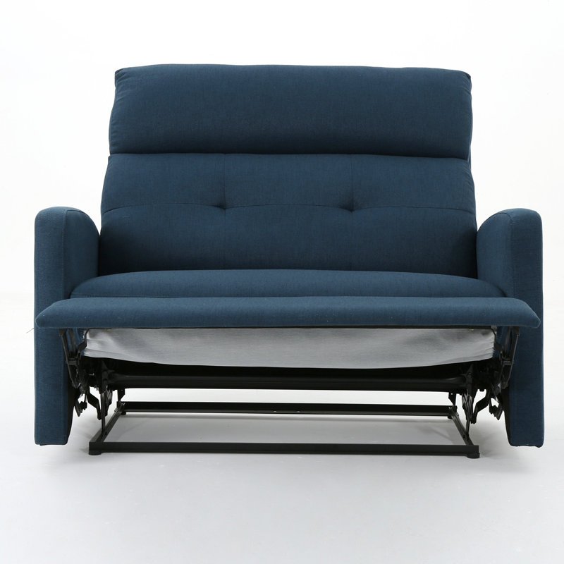 Fauteuil inclinable manuel, canapé inclinable, canapé d'appoint, Tissu bleu