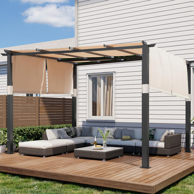 3m x 3m Metal Pergola