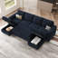 Canapé-lit modulaire convertible en velours en U Shavera-897483182