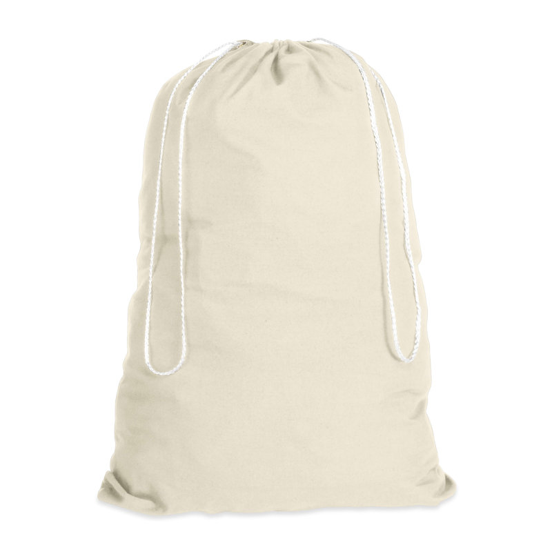 Sac à linge Whitc Polycotton