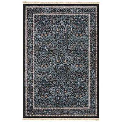 Midnight Orchard Botanical Area Rug