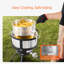 Ensemble de friteuse d'extérieur au propane en aluminium 10 pte avec panier