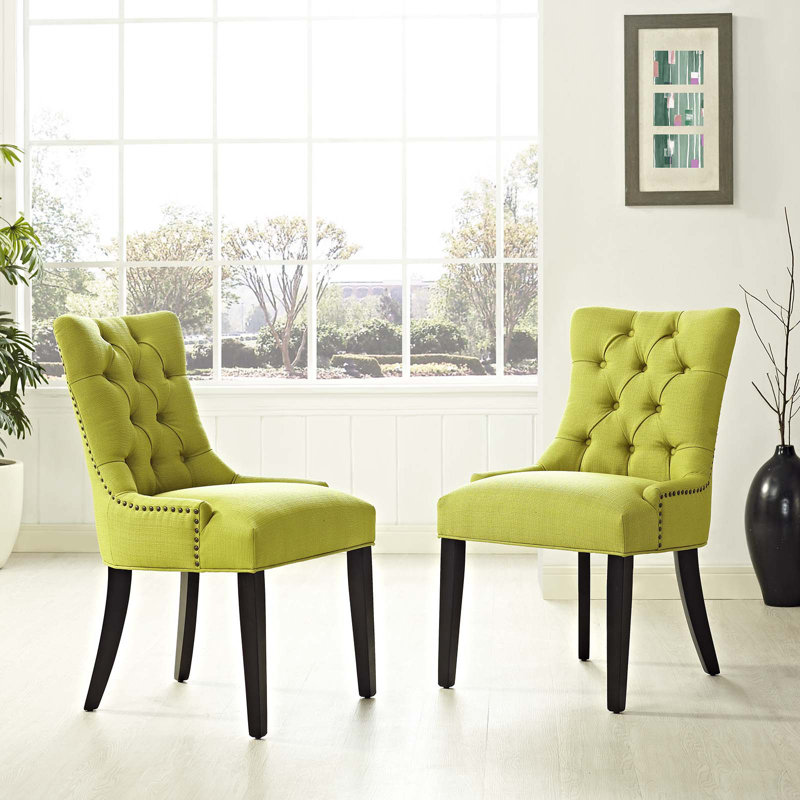 Regent Fabric Dining Chair, Wheatgrass