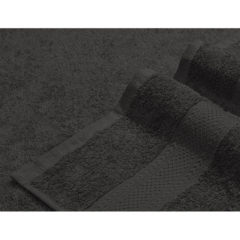 Juane Cotton Bath Towel, Gray