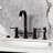 Kingston Brass Concord Two-Handle 4-Hole Deck Mount Bridge Kitchen Faucet with Brass Side Sprayer-101180687