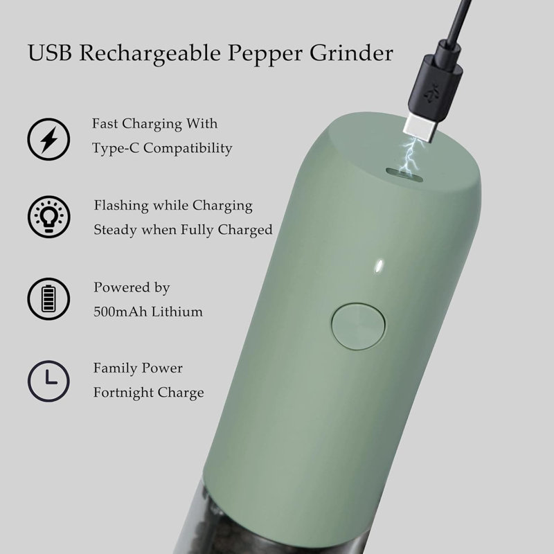 Brand Pepper Mill, Green