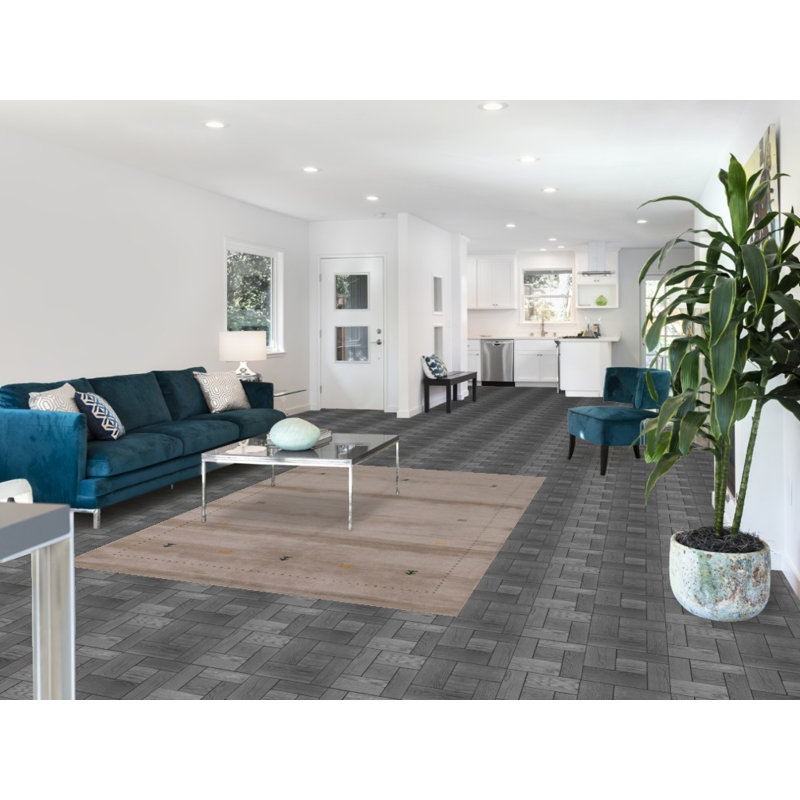 Tapis oriental fait à la main Gabbeh 5 x 8