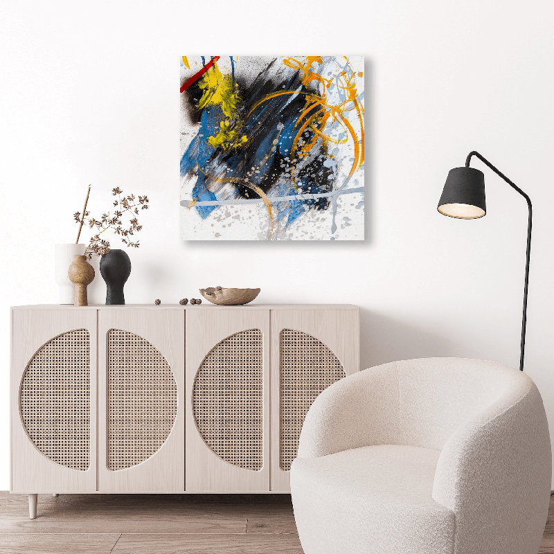 Hematite - Artist Enhanced Canvas Print, Wrapped Canvas, 36" H x 36" W x 1.5" D