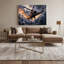 Art sur toile mauve