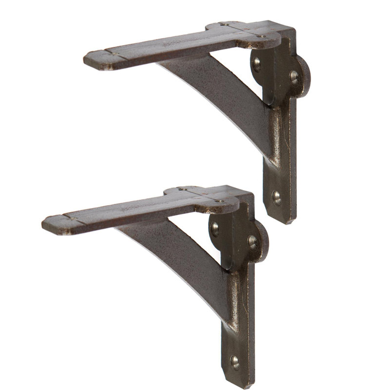Hammer & Tongs - Iron Shelf Bracket - D100mm - Raw