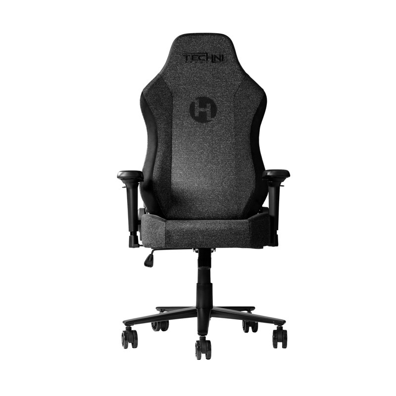 Sport F65C Fabric Memory Foam Gaming Chair, Black