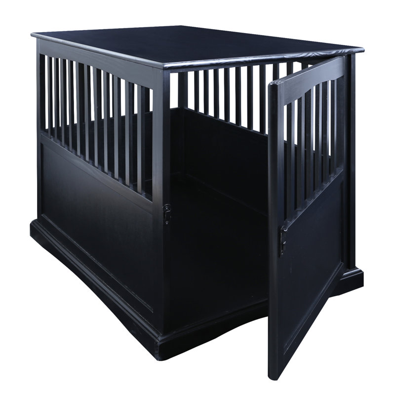 Cage pour animaux Mendosa, Grande (H 29,25 po x l 24 po x P 36,5 po), Noir