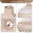 Calpella -Natural and White Rattan Light Pendant-2078343070
