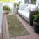 Machine Washable Indoor/Outdoor Xhevrie Olive Rug