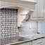 Carreau de mosaïque en porcelaine polie Stately Tre Basketweave 9,5 po x 14 po-72531507