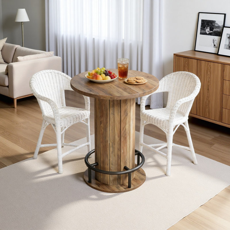 Petite table de réunion, Brun rustique