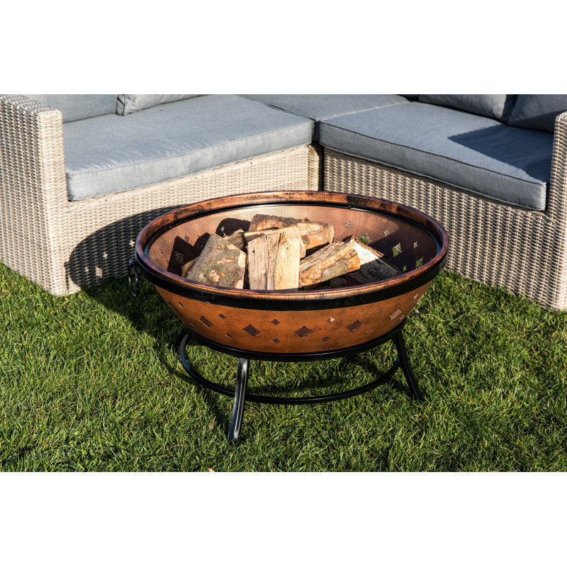 Round Steel Wood Burning Smokeless Fire Pit