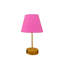Élégante lampe de table bleue et dorée avec pied en métal, 14,2 x 8,7 pouces | Capuchon en polypropylène (6,7 po en haut, 8,7 po en bas) | 36 po de hauteur totale, 59 po de câble | Douille E27 (60 W maximum) | Certifié CE, solution d'éclairage de maison élégante-1522339719-1423980748