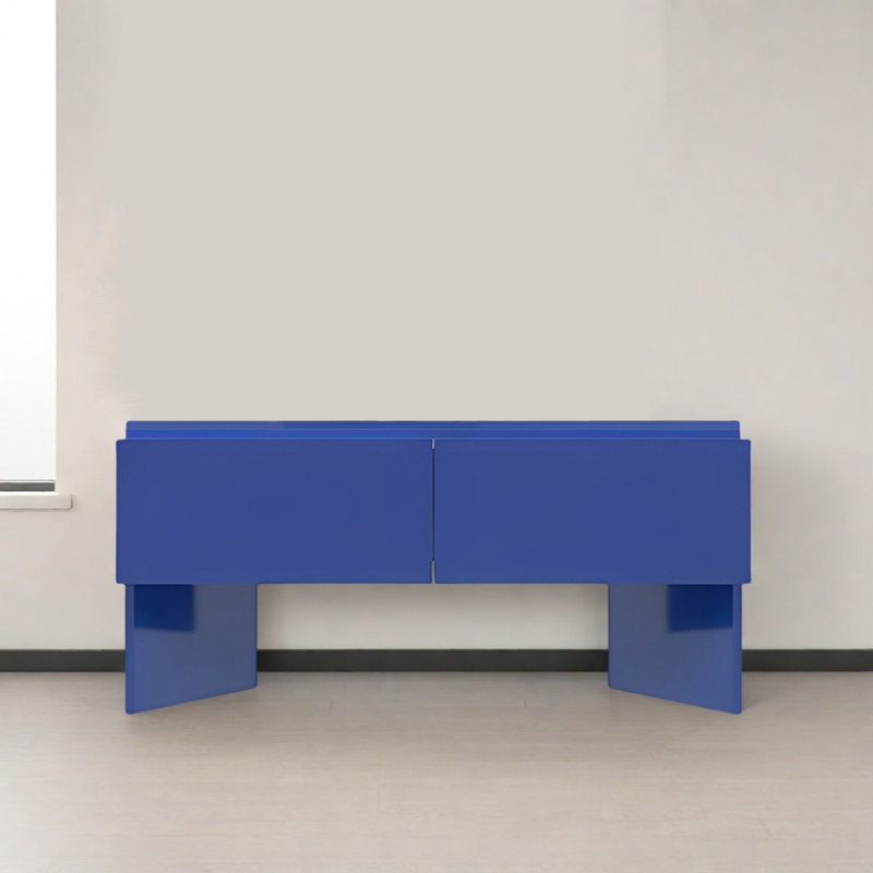 Console Modern Minimalist Art, Bleu, H 30,71 po x l 62,99 po x P 15,75 po