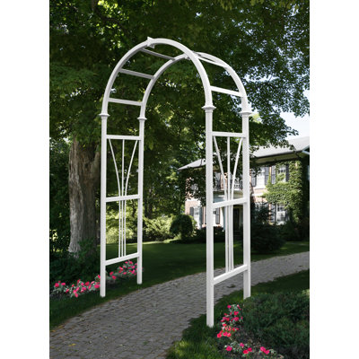 White Vinyl Arbor