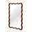 20"x30" Wavy Rectangle Solid Wood Frame Decorative Mirror-1160501666