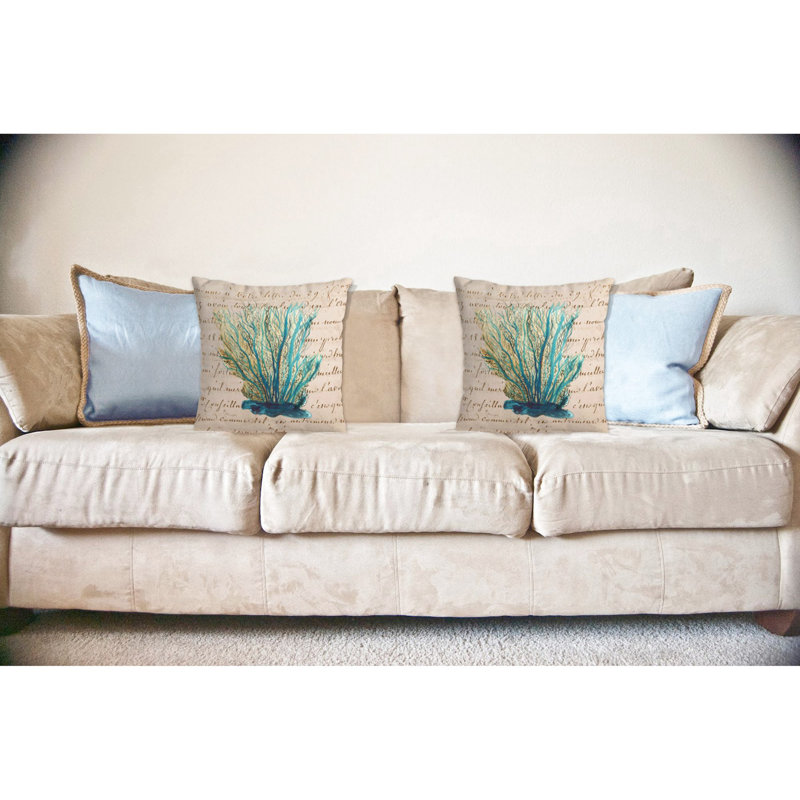 Outdoor Reversible Throw Pillow