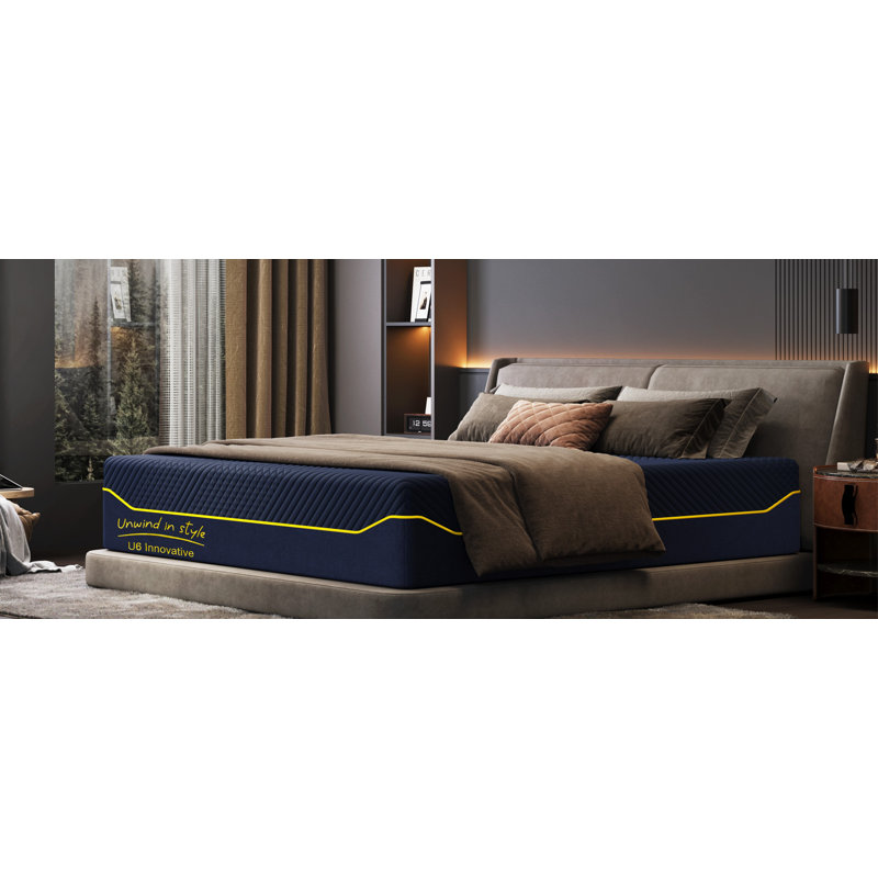 Medium Firm Memory Foam Mattress With Bamboo Charcoal & Green Tea, Breathable Cover, Bed-In-A-Box, King, 10"