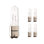 Ampoule halogène T4 à intensité variable, culot BA15d / petit culot à baïonnette