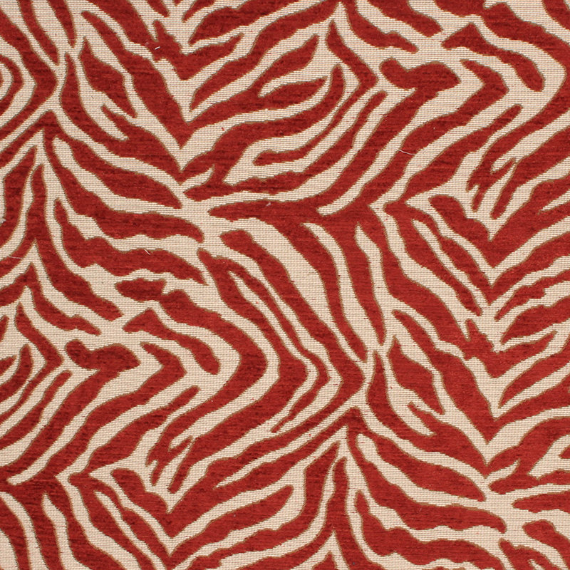 Prive Serengeti Fabric, Scarlet