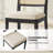 Demetruis 20''W Coastal Solid Wood Dining Chair with Rattan Backrest(Set of 4)-414053326