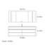 Armoire de salle de bain moderne de style minimaliste-110778387