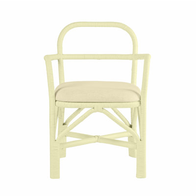 Chaise en rotin vert