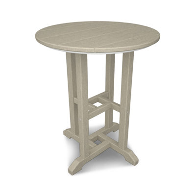 POLYWOOD 24" Round Farmhouse Bistro Table