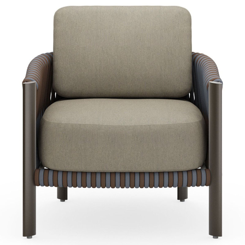 Eve Outdoor Lounge Chair, Graphite