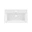 Claire 30 Ceramic Console Sink Matte White Basin Matte White Legs