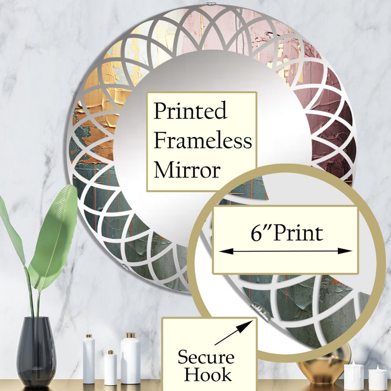 Wakeem Circle Wall Mirror, 32" x 32"