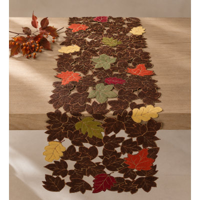 Forest Floral Thanksgiving Table Runner