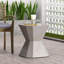 Table d'appoint d'extérieur en béton léger