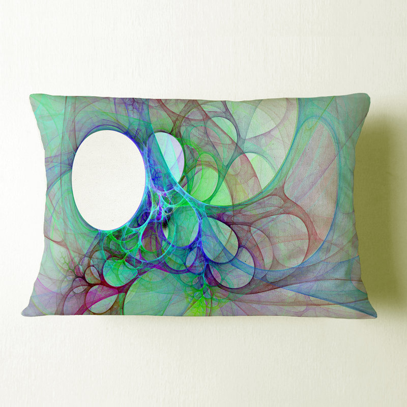 Coussin lombaire abstrait