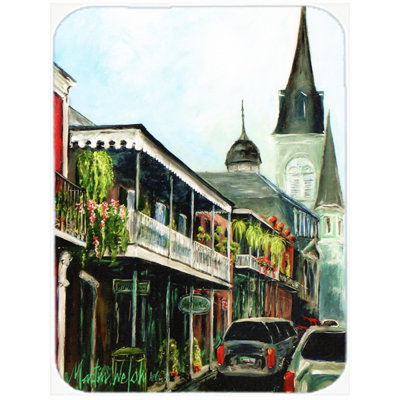 Caroline's Treasures St Louis Cathedral Glass Cutting Board
