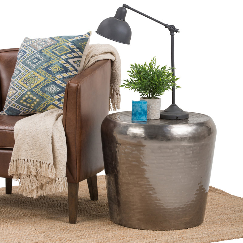 Troy Iron Top End Table