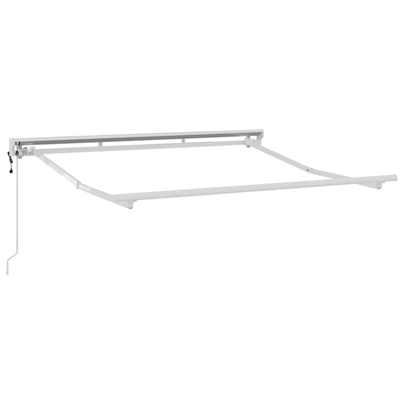 Awning Frame Retractable Anthracite, 250cm W x 200cm D, White