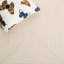Tapis intérieur / extérieur ivoire en polypropylène tissé à plat à la main Morton-574888756