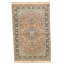 Hand Knotted Wool Area Rug in Rose
