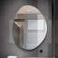 Miroir mural moderne pour salle de bain 81 x 102 cm (32 x 40 po) avec verre argenté cuivré HD, bords dépolis, résistant, durable, dos incassable, installation facile, réflexion claire, fixation verticale.